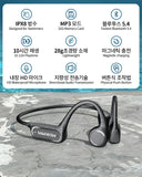 Mankiw맨큐 IPX8 방수 수영 골전도 이어폰 오픈 Swimming 내장 MP3모드 최신 블루투스 5.4