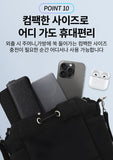Mankiw맨큐 초슬림 미니 맥세이프 보조배터리 휴대용 고속 유선 무선충전
