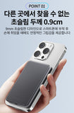 Mankiw맨큐 초슬림 미니 맥세이프 보조배터리 휴대용 고속 유선 무선충전